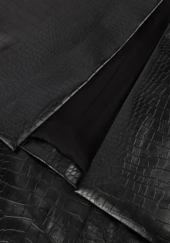 zwarte bruuns bazaar maxirok croco tuanella skirt