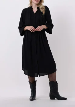 zwarte bruuns bazaar midi jurk camilla basely dress