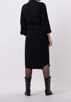 zwarte bruuns bazaar midi jurk camilla basely dress