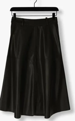 zwarte bruuns bazaar midirok vegani imma skirt