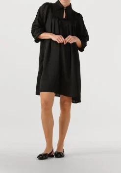 zwarte bruuns bazaar mini jurk tamia dress