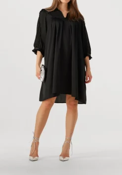 zwarte bruuns bazaar mini jurk tamia dress