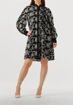 zwarte bruuns bazaar mini jurk oceani dress