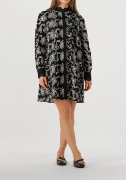 zwarte bruuns bazaar mini jurk oceani dress