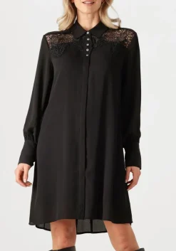 zwarte bruuns bazaar mini jurk viena dress