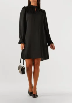 zwarte bruuns bazaar mini jurk bbtarese dress