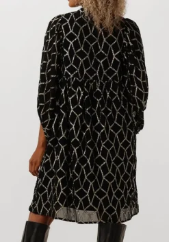 zwarte bruuns bazaar mini jurk scome sarina dress