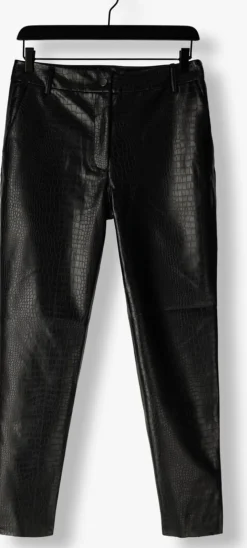 zwarte bruuns bazaar pantalon croco dagga pants