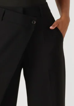 zwarte cambio wijde broek anais wrap front
