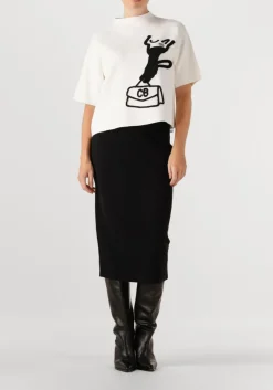 zwarte caroline biss midirok 4745