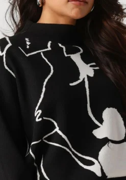 zwarte caroline biss sweater 4243