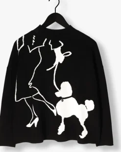 zwarte caroline biss sweater 4243
