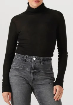 zwarte closed trui turtle neck