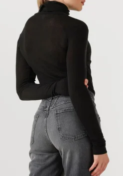 zwarte closed trui turtle neck