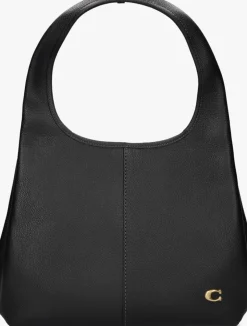 zwarte coach schoudertas lana