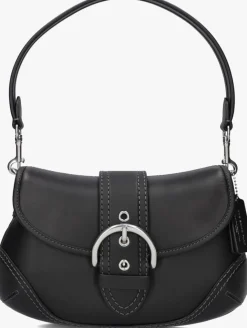 zwarte coach schoudertas soho bag