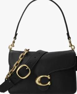 zwarte coach schoudertas tabby