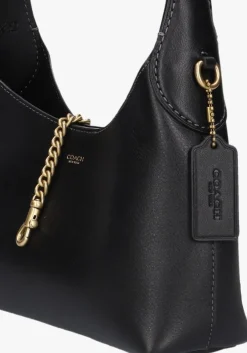 zwarte coach schoudertas brooklyn shoulder bag 23