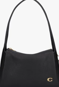 zwarte coach schoudertas lola shoulder bag