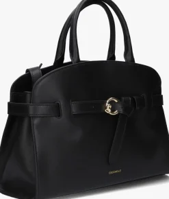 zwarte coccinelle handtas sabine