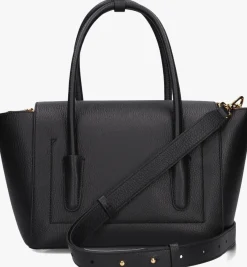 zwarte coccinelle handtas double beat 1