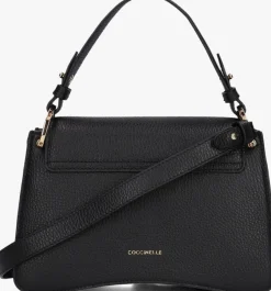 zwarte coccinelle schoudertas c-me