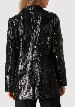 zwarte co'couture blazer club cc sequin blazer