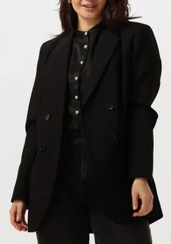 zwarte co'couture blazer vola double balzer