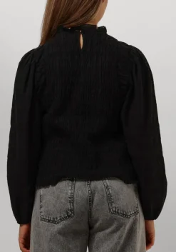 zwarte co'couture blouses kera smock blouse