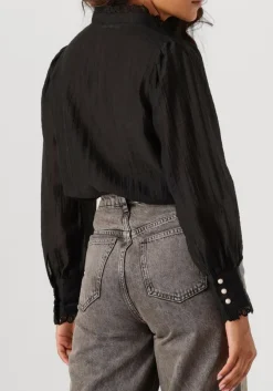 zwarte co'couture blouses angie anglaise shirt