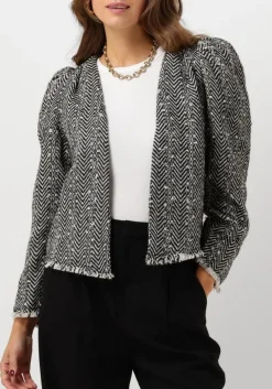 zwarte co'couture jack alvie boucle jacket