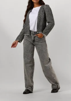 zwarte co'couture jack alvie boucle jacket