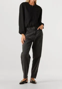 zwarte co'couture jack luna balloon zip jacket