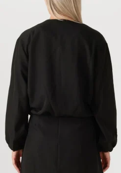 zwarte co'couture jack luna balloon zip jacket