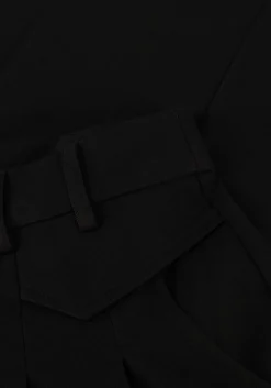 zwarte co'couture maxirok luna pocket pleat skirt