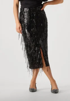 zwarte co'couture midirok maddox cc pencil skirt