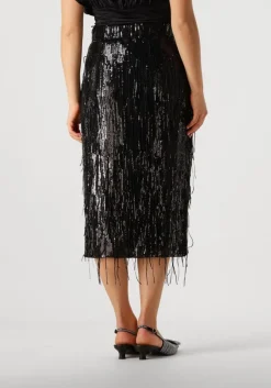 zwarte co'couture midirok maddox cc pencil skirt