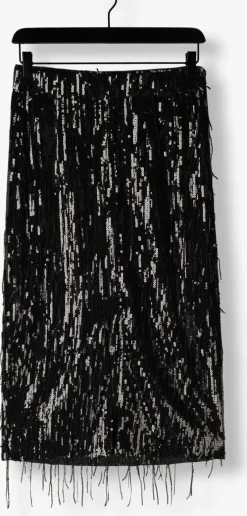 zwarte co'couture midirok maddox cc pencil skirt