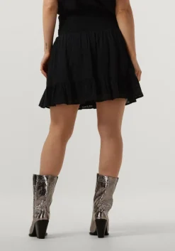 zwarte co'couture minirok nimba smock skirt