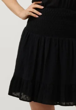 zwarte co'couture minirok nimba smock skirt