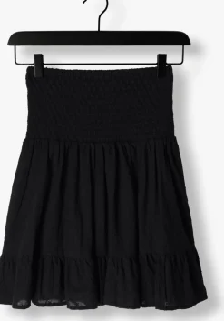 zwarte co'couture minirok nimba smock skirt