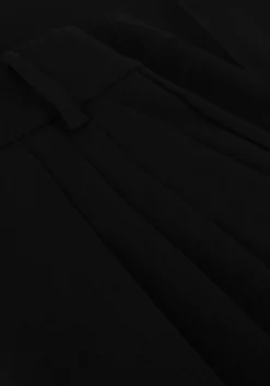 zwarte co'couture pantalon vola pleated long pant