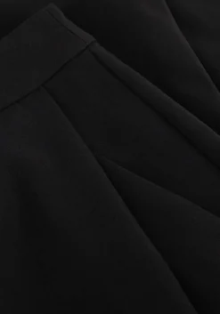 zwarte co'couture pantalon vola carrot pleat long pant