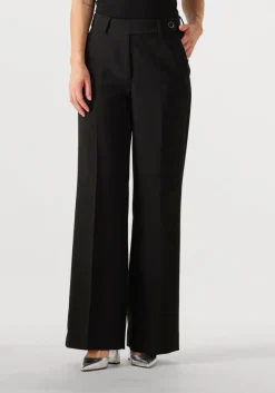 zwarte co'couture pantalon new volacc wide long pant