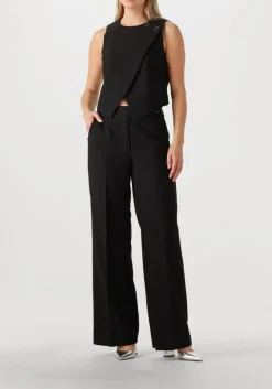 zwarte co'couture pantalon new volacc wide long pant