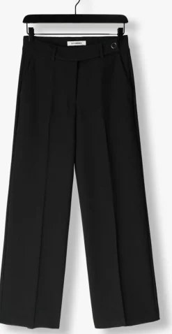 zwarte co'couture pantalon new volacc wide long pant