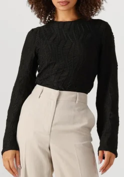 zwarte co'couture top freddie blouse