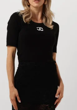 zwarte co'couture top granny logo tee