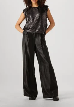 zwarte co'couture top maxi cc sequin bo blouse