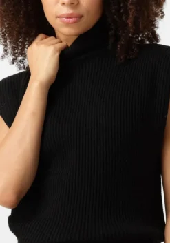 zwarte co'couture trui maja knit vest